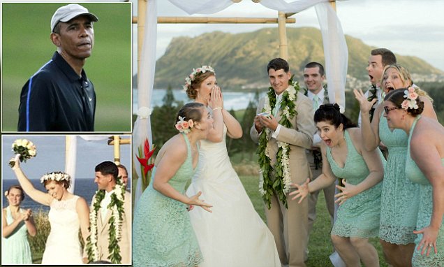 Obama Minta Maaf karena Pengawalnya Usir Pernikahan di Lapangan Golf